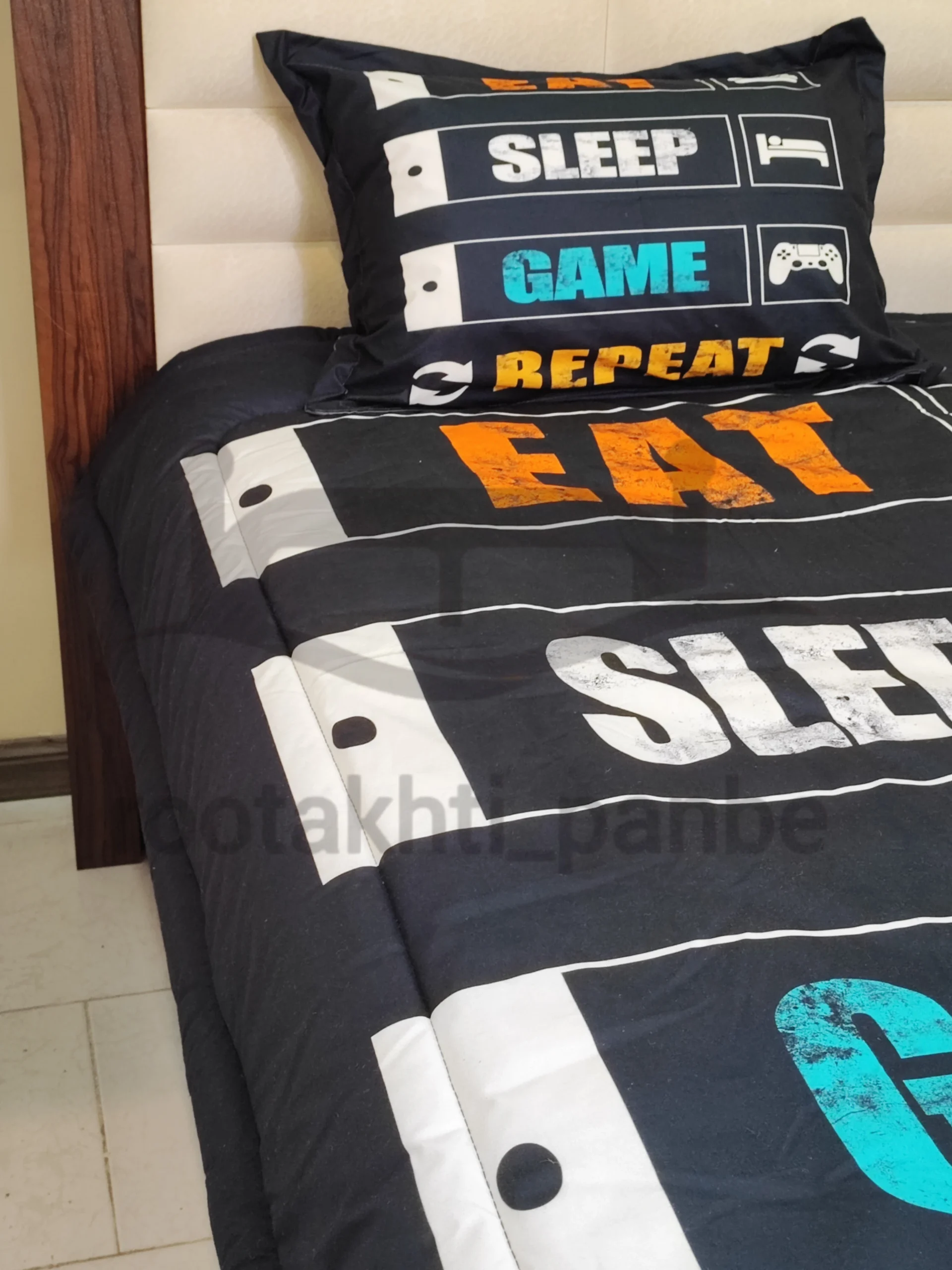 Gamer boy single 3D bedspread.4