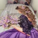 روتختی سه بعدی دخترانه پرنسس بنفش