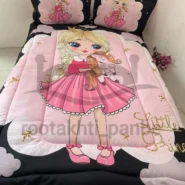روتختی سه بعدی یکنفره دخترانه دختر خجالتی