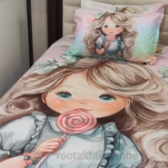 روتختی سه بعدی پاستلی دختر آبنباتی