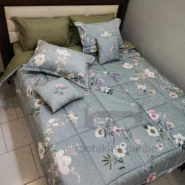 روتختی مخمل طرح گل دونفره