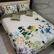 روتختی مخمل گل آبرنگی دونفره