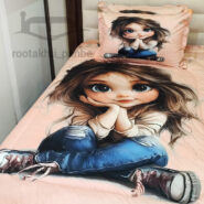 روتختی مخمل دختر ملوس گلبهی