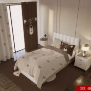 روتختی مخمل بچگانه خرسی رنگ نود کد 1292