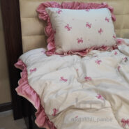 روتختی چین دار صورتی دخترانه کد 1326